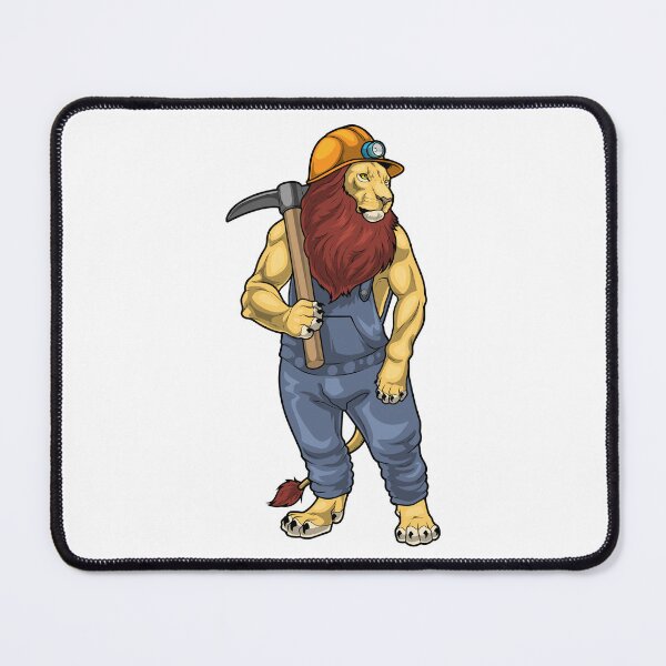 Item preview, Lion Miner Pickaxe Mining designed and sold by Snabdesign84.