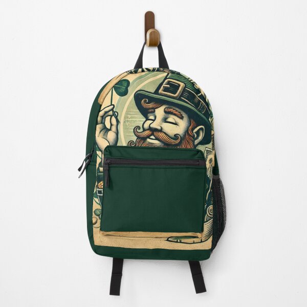 Item preview, Saint Patrick Enjoys His Pipe, Clover, Beer and Wealth designed and sold by freackly.