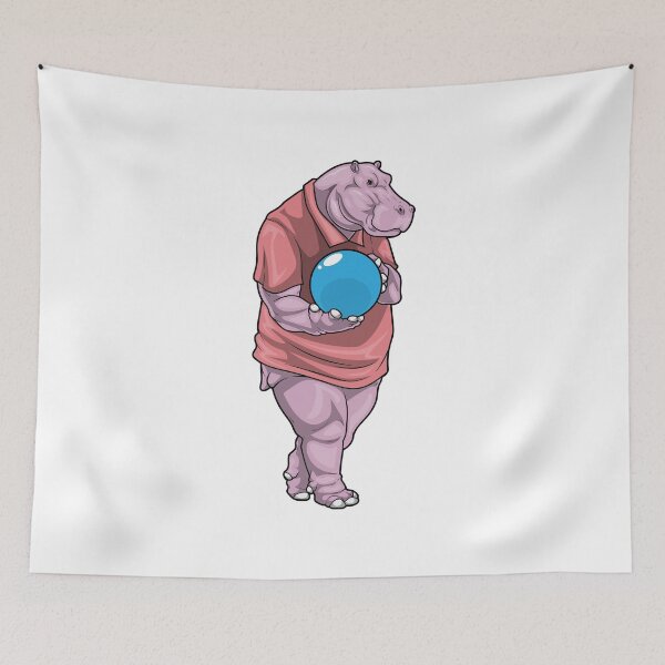 Item preview, Hippo Bowling Bowling ball designed and sold by Snabdesign84.