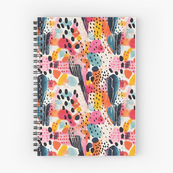 Item preview, Colourful and Playful Painterly Abstract Seamless Patte rn Design designed and sold by SpiritedArtwork.