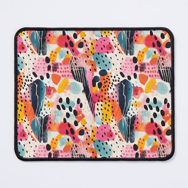 Item preview, Colourful and Playful Painterly Abstract Seamless Patte rn Design designed and sold by SpiritedArtwork.