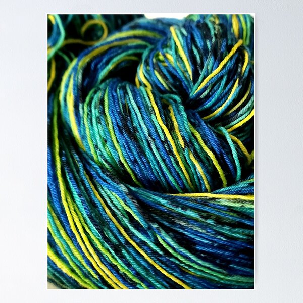 Artikelvorschau, Blauer Wirbel entworfen und verkauft von AwenyddYarn.