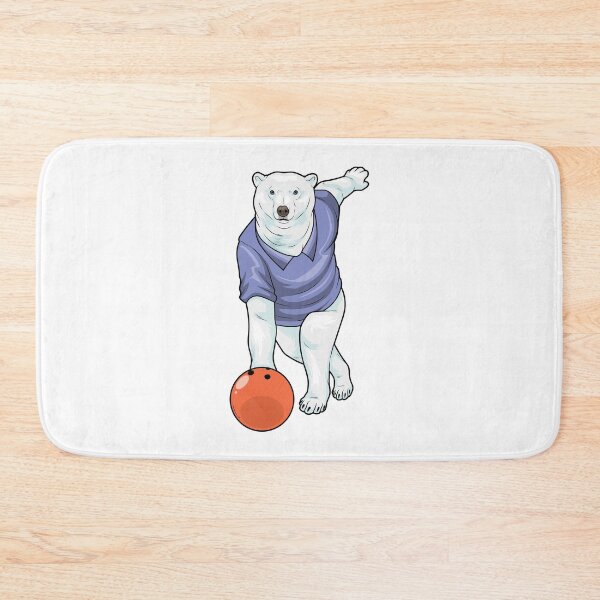 Item preview, Polar bear Bowling Bowling ball designed and sold by Snabdesign84.