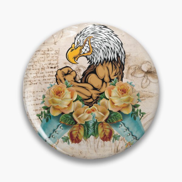 Item preview,  Powerful Eagle Shows Strength & Freedom designed and sold by GraphixKing999.