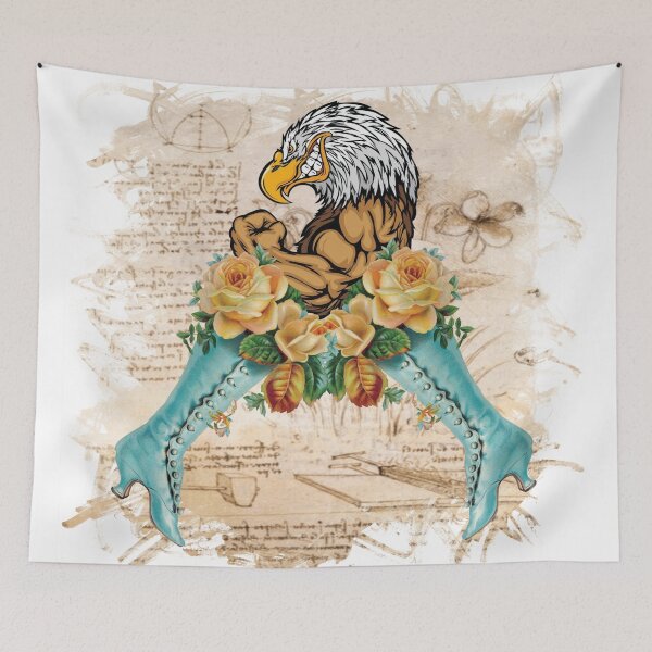 Item preview,  Powerful Eagle Shows Strength & Freedom designed and sold by GraphixKing999.
