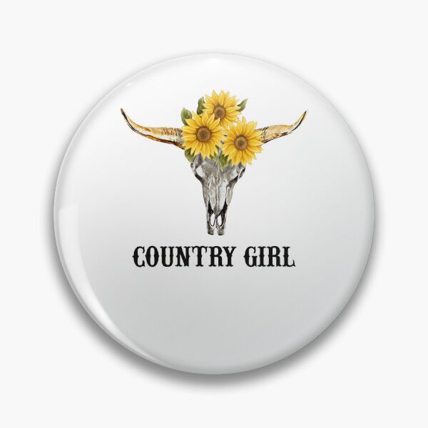 Item preview, Contry Girl Cow Skull Shirt - Floral Cow Skull Shirt designed and sold by StreetArtPro.