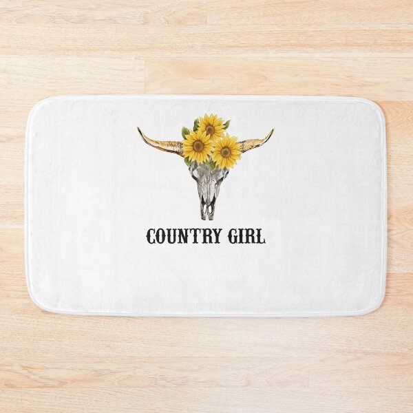 Item preview, Contry Girl Cow Skull Shirt - Floral Cow Skull Shirt designed and sold by StreetArtPro.