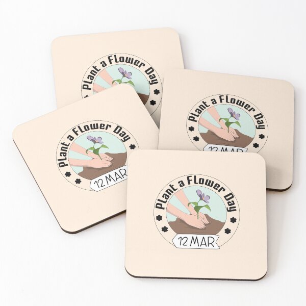 Item preview, 12 March Plant a Flower Day - Wacky Holidays designed and sold by ChemicalXShop.