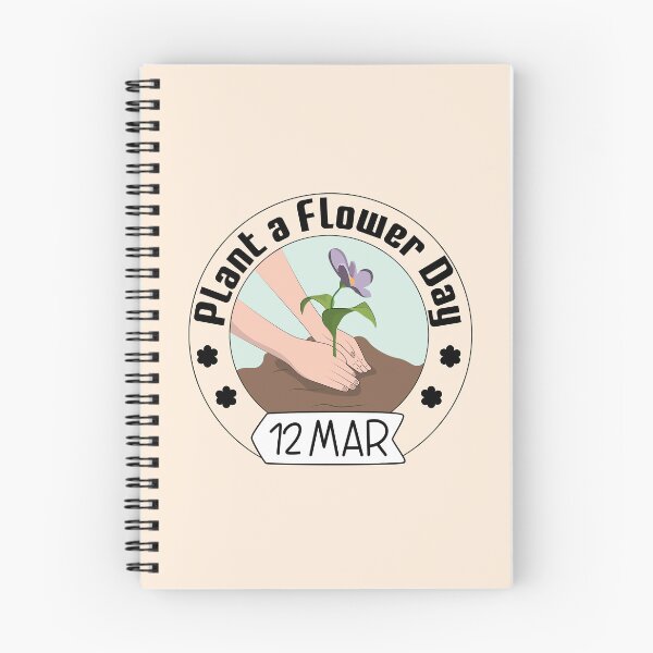 Item preview, 12 March Plant a Flower Day - Wacky Holidays designed and sold by ChemicalXShop.