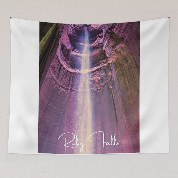Item preview, Ruby Falls. Adventure begins where the waterfall ends. Waterfalls designed and sold by trintae.