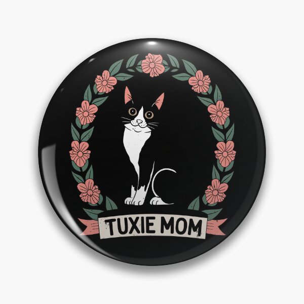 Item preview, Cute Tuxedo Cat Tuxie Mom Flowers Girls  designed and sold by rafaeltto.