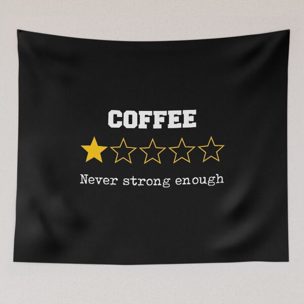 Item preview, Funny Coffee One-Star Review Caffeine lover Barista Witty designed and sold by w1ckerman.