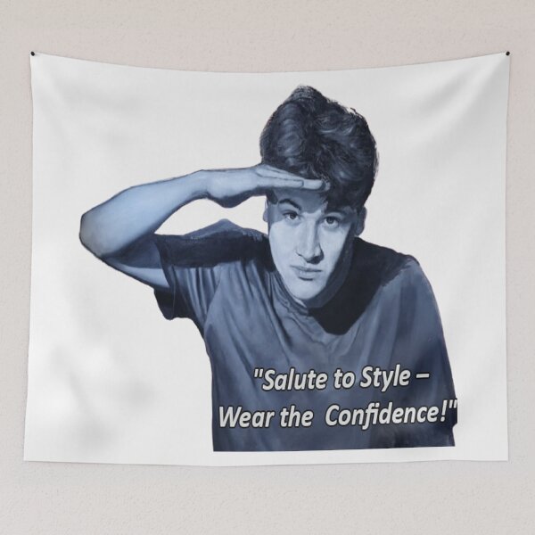 Item preview, "Stylish Monochrome Salute T-Shirt – Unique Art Design" designed and sold by MaviArt-ADesign.