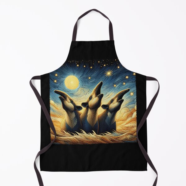 Item preview, Starry Night Three Tapirs Howling at Moon Van Gogh Lover designed and sold by Kimberley King Art  King Art.