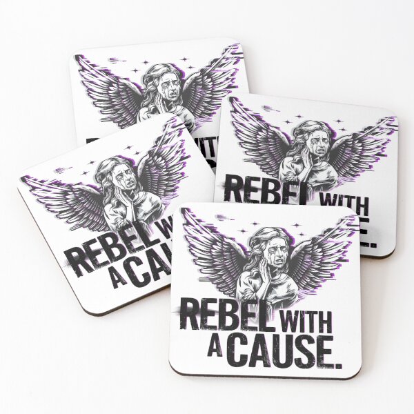 Item preview, Grunge Angel & Rebellious Quote	 designed and sold by Cheerhub.