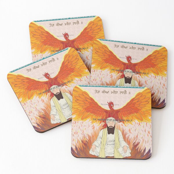 Item preview, Guru Arjan Dev Ji Phoenix designed and sold by puneetpaints.