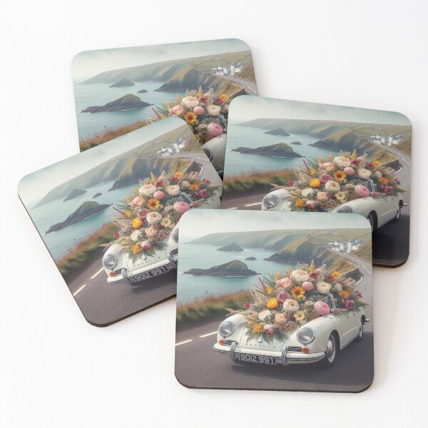 Item preview, Floral Car designed and sold by BreezyCove.