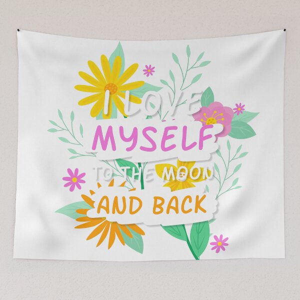 Item preview, I love myself to the moon and back designed and sold by theflowergirl14.