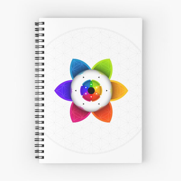 Item preview, ⚪️ Awareness Eye Flower | Sacred Compass | SGL3-Faint_CROP designed and sold by Re.SOURCE.