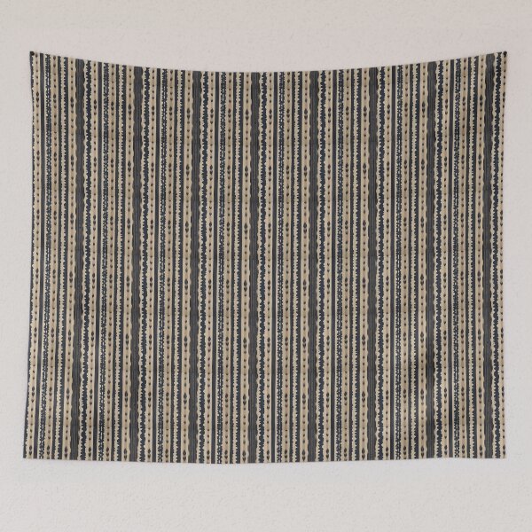 Item preview, Delantal de almohada con diseño inspirado en Kasuri y tejido japonés Ikat: decoración tradicional índigo designed and sold by CottageGingham.
