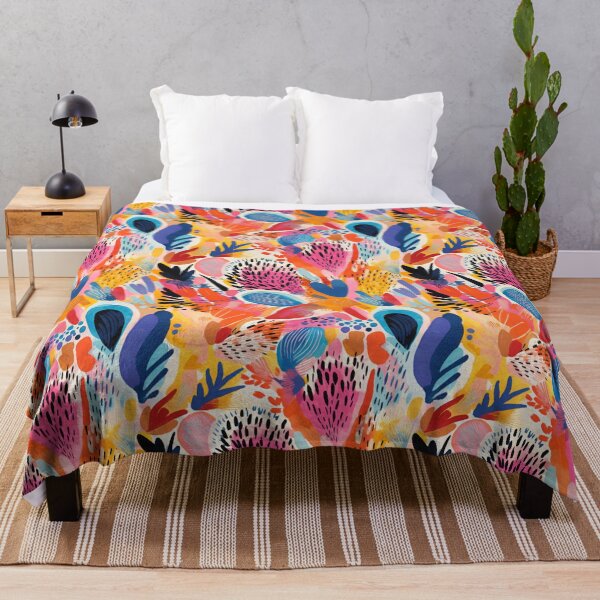 Item preview, Lively Colourful Abstract Painterly Seamless Pattern designed and sold by SpiritedArtwork.