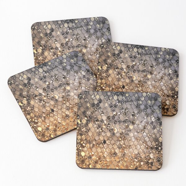 Item preview, Dark Gold and Bronze Mermaid Scales designed and sold by UtArt.