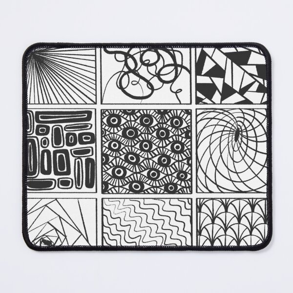 Item preview, Abstract Tiles in Black and White designed and sold by Angellyca.
