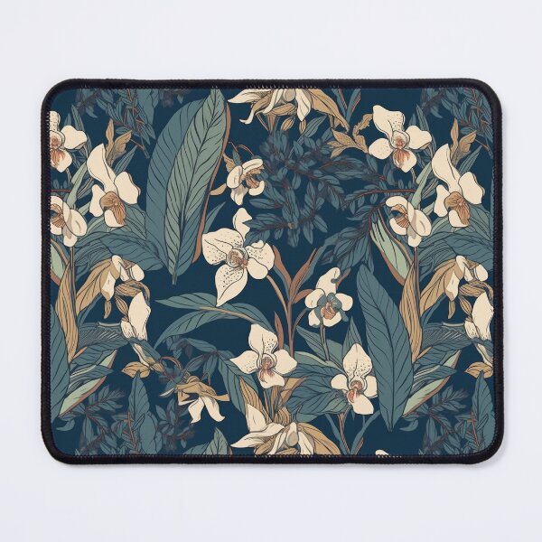 Item preview, Floral Elegance, Orchids paired with plant leaves designed and sold by PigmeArt.