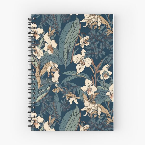 Item preview, Floral Elegance, Orchids paired with plant leaves designed and sold by PigmeArt.