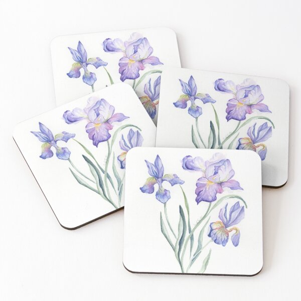 Item preview, Iris Watercolour Painting - February's Birth Flower - Botanical Study designed and sold by EmilyFryArt.