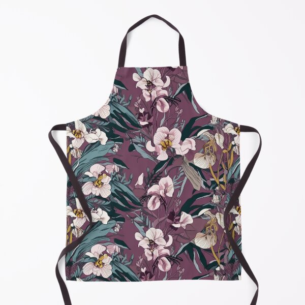 Item preview, Orchids elegantly paired with leaves designed and sold by PigmeArt.