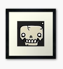 Little Monster Skull Framed Print
