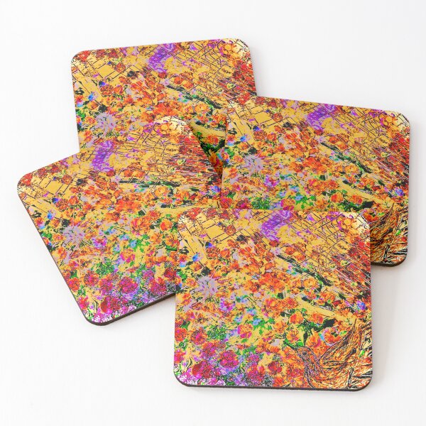 Item preview, Lucid Dream Abstraction, Spirits Family Reunion at Desert Castle Yard designed and sold by SoulArtSara.