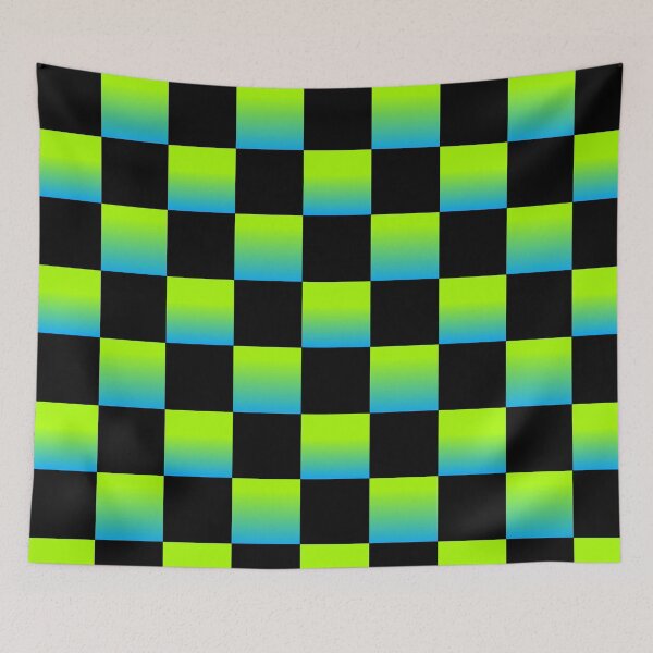 Item preview, Checkerboard Green Blue designed and sold by Neon-Harvest.