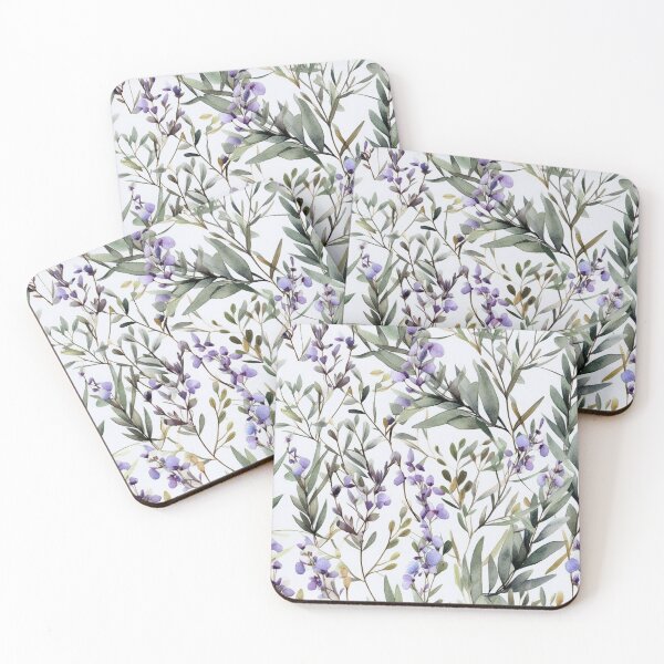 Item preview, Tiny watercolor lavender sprigs designed and sold by PigmeArt.
