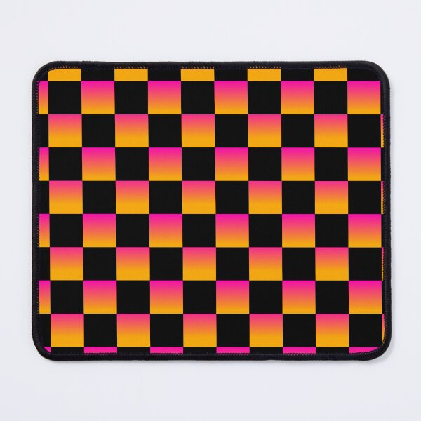 Item preview, Checkerboard Pink Orange designed and sold by Neon-Harvest.