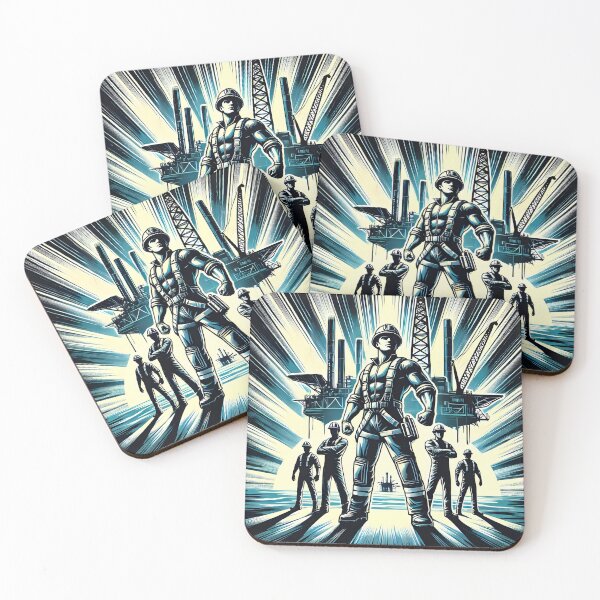 Item preview, Offshore Workers designed and sold by RG-ArtDesign.