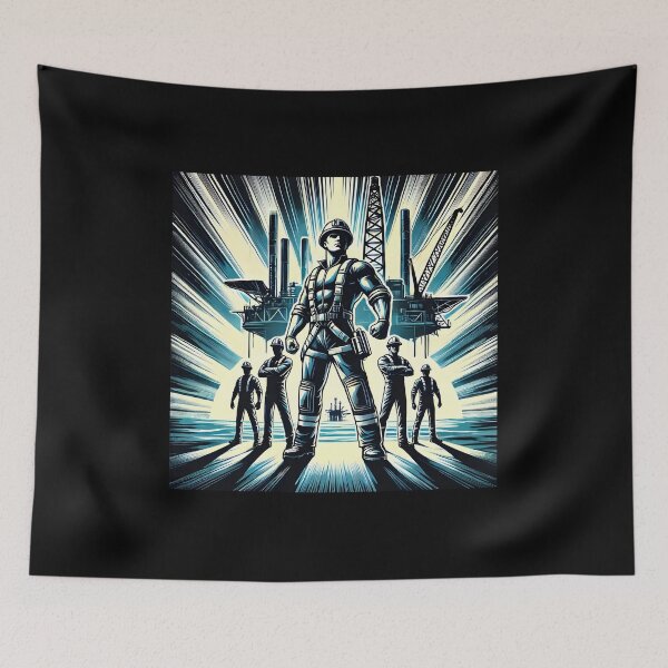 Item preview, Offshore Workers designed and sold by RG-ArtDesign.
