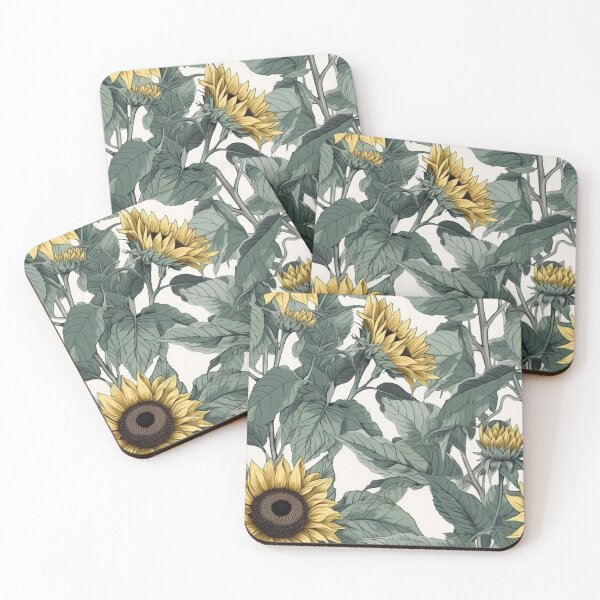 Item preview, Vintage Sunflowers warm tone palette designed and sold by PigmeArt.
