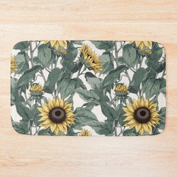Item preview, Vintage Sunflowers warm tone palette designed and sold by PigmeArt.