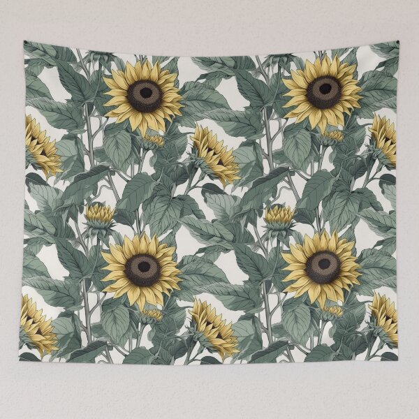 Item preview, Vintage Sunflowers warm tone palette designed and sold by PigmeArt.