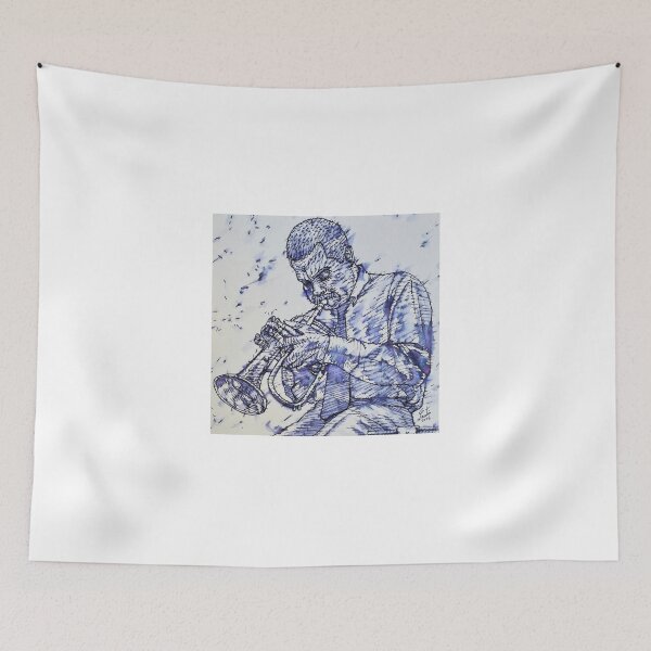 Item preview, ART FARMER ink and watercolor portrait .1 designed and sold by lautir.