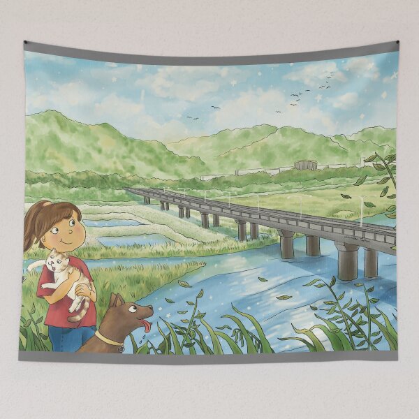 Item preview, Afternoon in Hualien, Taiwan | Landscape Illustration designed and sold by Sheridan T.