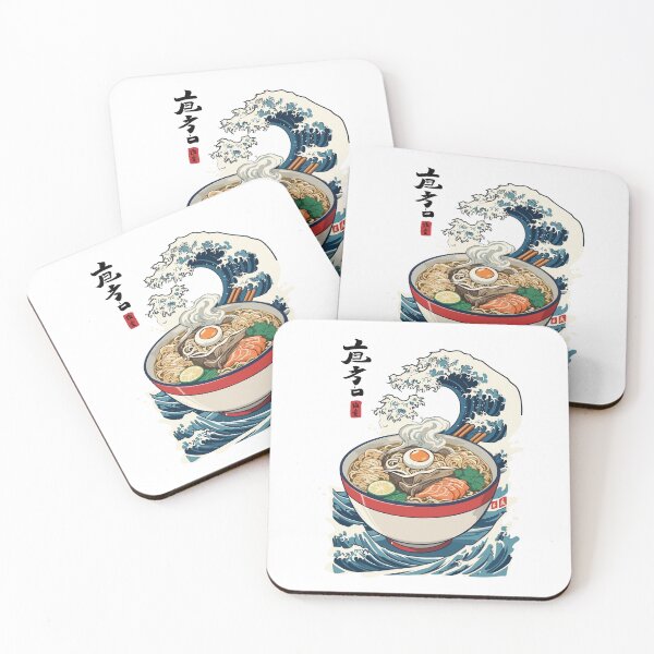 Item preview, Ramen Ukiyo-e Waves Retro Japanese Streetwear designed and sold by LuminOrb.