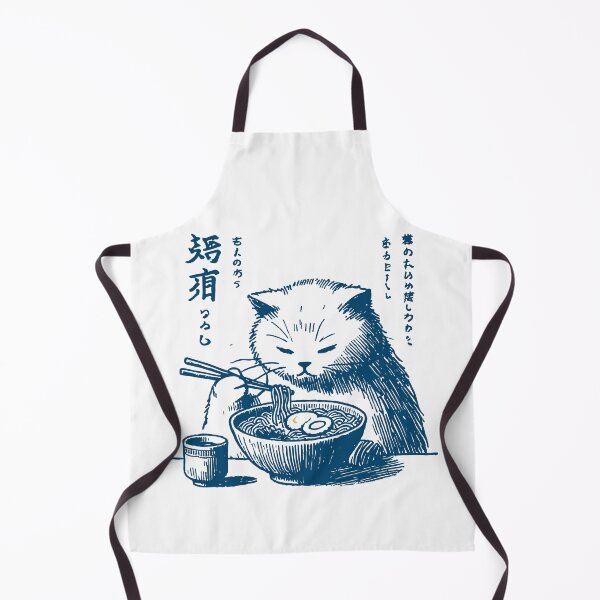 Item preview, Kawaii Retro Cats Ramen Ukiyo-e Streetwear designed and sold by LuminOrb.