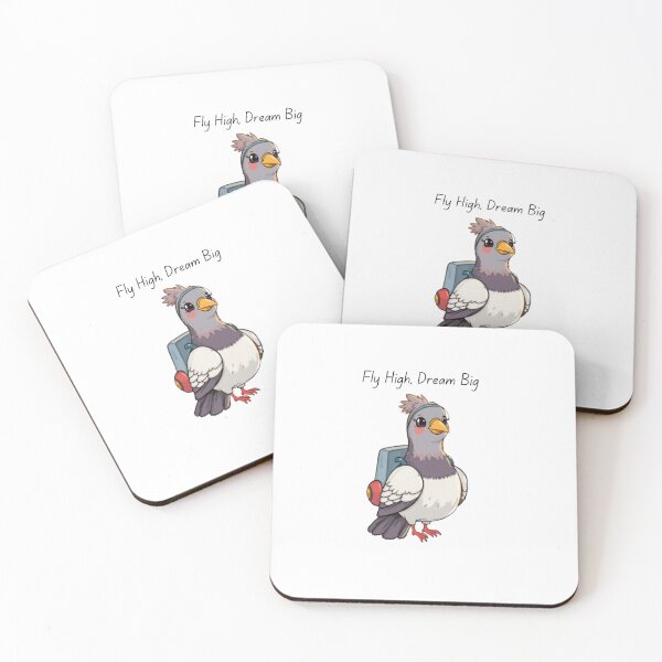 Item preview, Soaring Soon: Determined Pigeon Prepares for Flight designed and sold by enerjik.