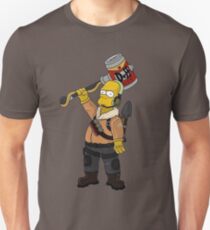 Fortnite Raptor skin Ft Homer simpson Unisex T-Shirt