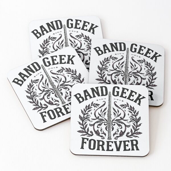Item preview, Band Geek Forever: Flute Crest designed and sold by Jollys-ArtShop.