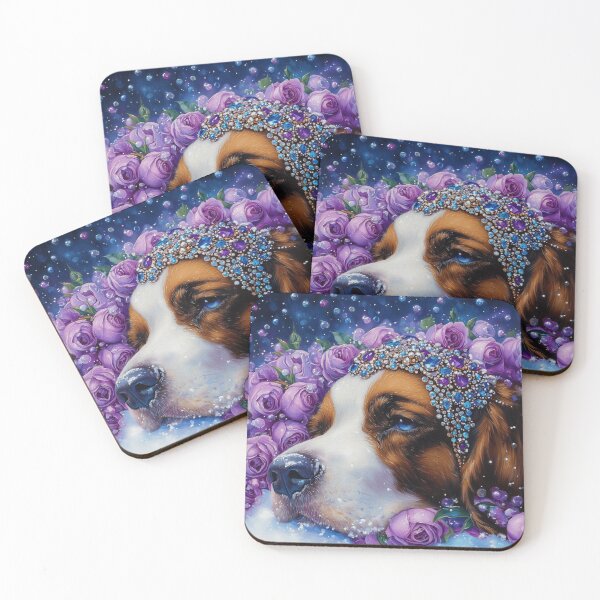 Item preview, Saint Bernard Winter Dreams designed and sold by Nocturne  Paws.