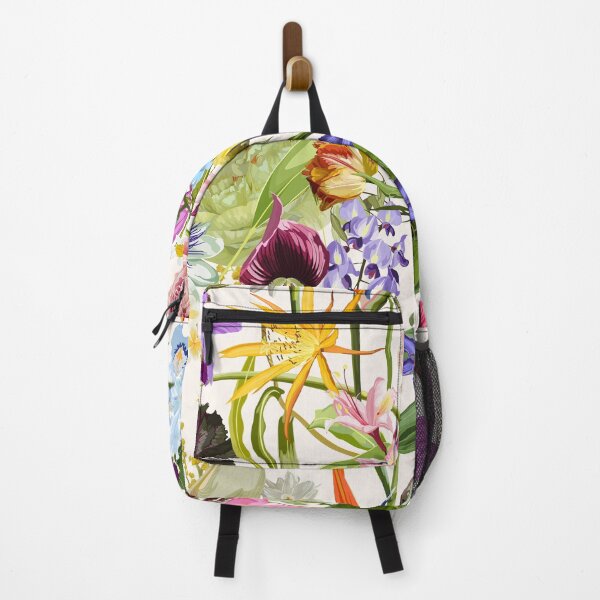 Item preview, Seamless pattern with hand drawn colored decorative tropical and garden flowers. designed and sold by MatyKotiv.